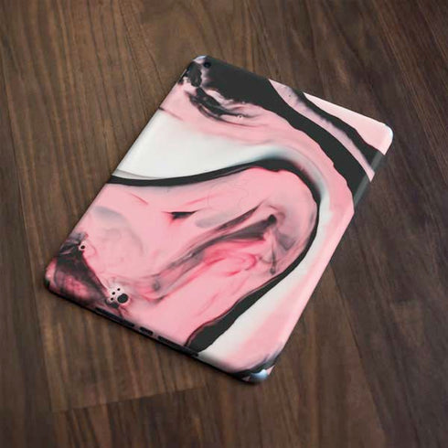 Pink Marble Ink Apple iPad Skin