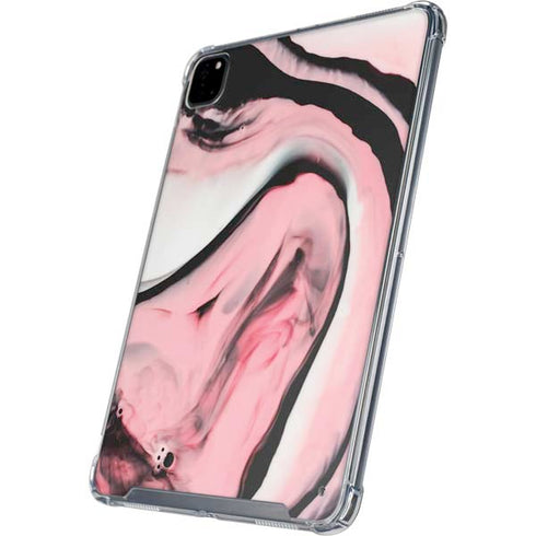 Pink Marble Ink iPad Cases