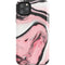 Pink Marble Ink iPhone Cases