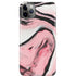 Pink Marble Ink iPhone Cases