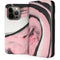Pink Marble Ink iPhone 13 Pro Folio Case