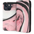Pink Marble Ink iPhone 14 Folio Case