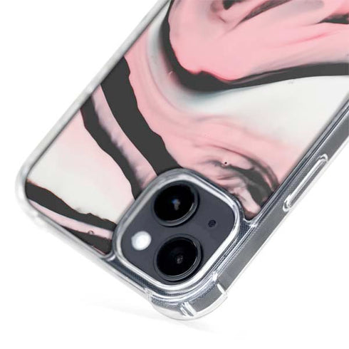 Pink Marble Ink iPhone 14 MagSafe Case