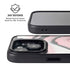 Pink Marble Ink iPhone 15 Plus Kickstand Case