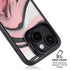 Pink Marble Ink iPhone 15 Plus Kickstand Case