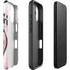 Pink Marble Ink iPhone 16 Plus Impact Case