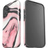 Pink Marble Ink iPhone 16 Plus Impact Case