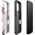 Pink Marble Ink iPhone 16 Pro Impact Case