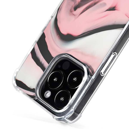 Pink Marble Ink iPhone 16 Pro MagSafe Case