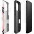 Pink Marble Ink iPhone 16 Pro Max Impact Case
