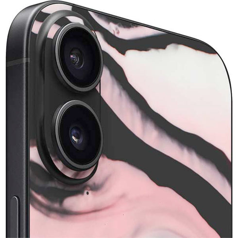 Pink Marble Ink iPhone 16 Skin