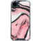 Pink Marble Ink iPhone 16e Clear Case