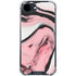 Pink Marble Ink iPhone 16e Clear Case