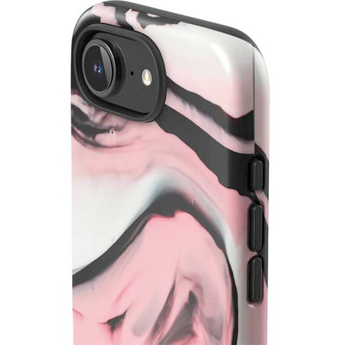 Pink Marble Ink iPhone 16e Impact Case