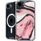 Pink Marble Ink iPhone 16e MagSafe Case