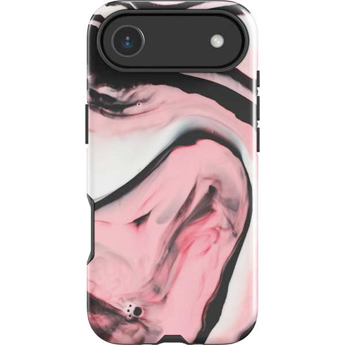 Pink Marble Ink iPhone 17 Air Impact Case