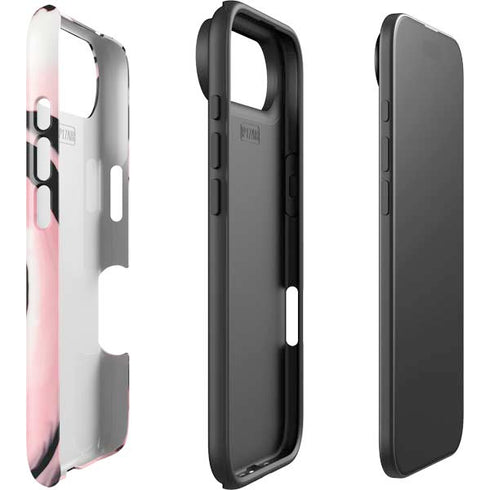 Pink Marble Ink iPhone 17 Air Impact Case