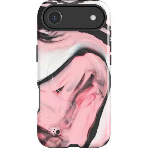 Pink Marble Ink iPhone 17 Air Magsafe Impact Case