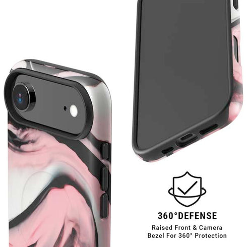 Pink Marble Ink iPhone 17 Air Magsafe Impact Case