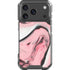 Pink Marble Ink iPhone 17 Pro Clear Case