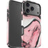Pink Marble Ink iPhone 17 Pro Impact Case
