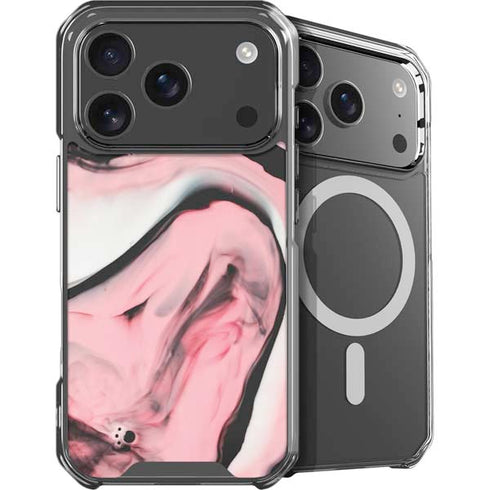 Pink Marble Ink iPhone 17 Pro MagSafe Case
