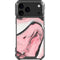 Pink Marble Ink iPhone 17 Pro Max Clear Case