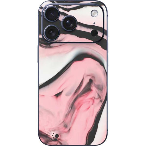 Pink Marble Ink iPhone 17 Pro Skin