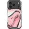 Pink Marble Ink iPhone 18 Pro Clear Case