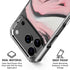 Pink Marble Ink iPhone 18 Pro Clear Case