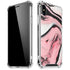 Pink Marble Ink iPhone X/XS Clear Case
