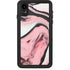 Pink Marble Ink iPhone Cases