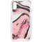 Pink Marble Ink iPhone XS Clear Case