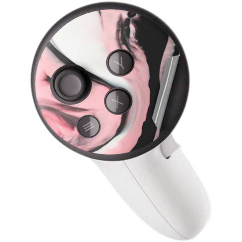 Pink Marble Ink Meta Quest 3S Skin