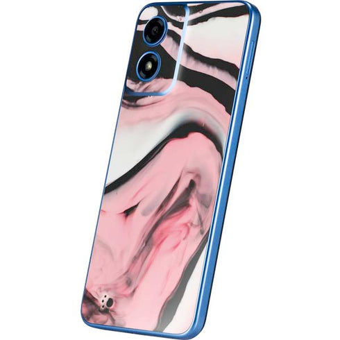 Pink Marble Ink Moto G Play 4G (2024) Skin