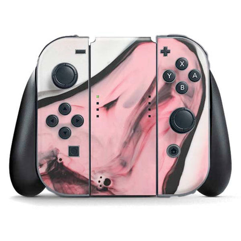Pink Marble Ink Nintendo Skins