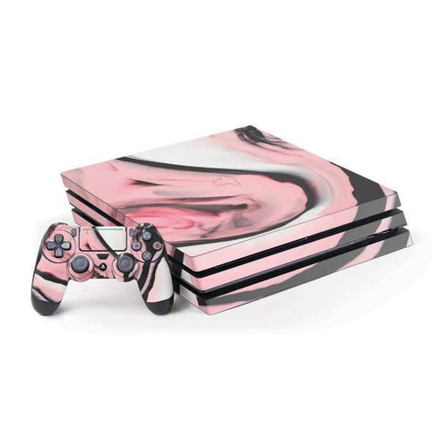 Pink Marble Ink PlayStation PS4 Skins