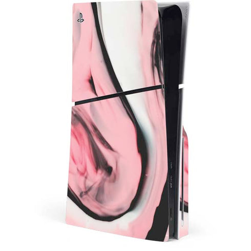 Pink Marble Ink PlayStation PS5 Skins