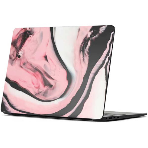 Pink Marble Ink Surface Laptop 7 15in Skin
