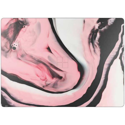 Pink Marble Ink Surface Laptop 7 15in Skin