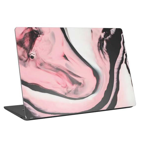 Pink Marble Ink Laptop Skins