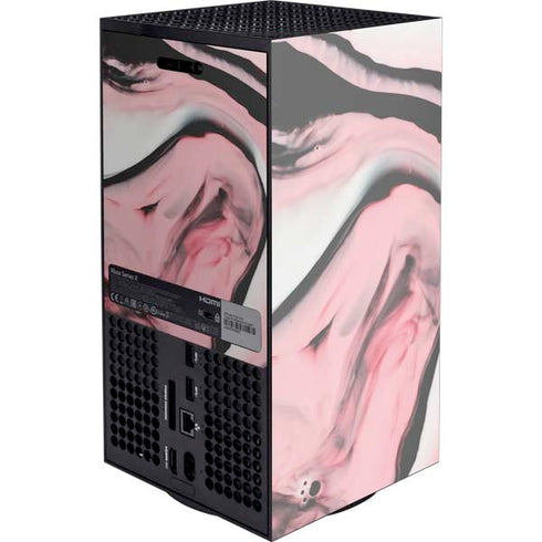 Pink Marble Ink XBox Series X Digital Edition Console Skin
