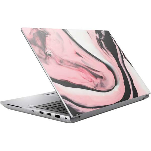 Pink Marble Ink HP ZBook Fury 16 G10 Skin