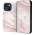 Pink Marble iPhone 13 Folio Case