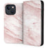 Pink Marble iPhone 14 Plus Folio Case