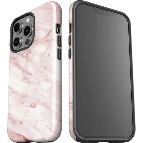 Pink Marble iPhone 15 Pro Impact Case
