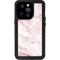 Pink Marble iPhone 15 Pro Waterproof Case