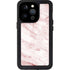 Pink Marble iPhone 15 Pro Waterproof Case