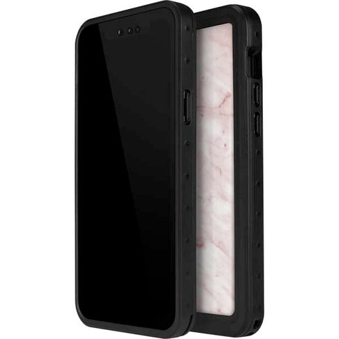 Pink Marble iPhone 15 Pro Waterproof Case