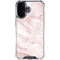 Pink Marble iPhone 16 Clear Case